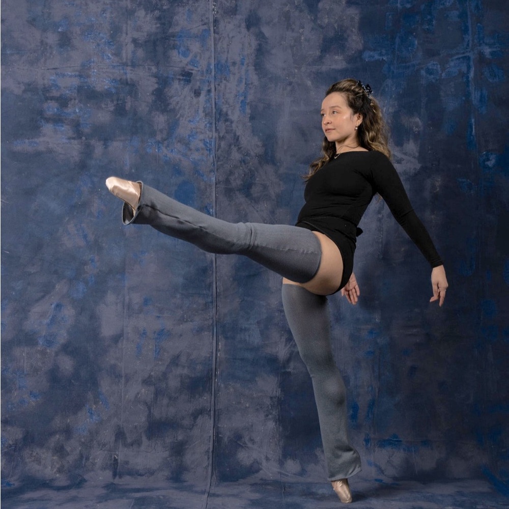Leg warmers 25in blue